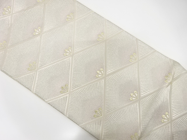 JAPANESE KIMONO / ANTIQUE FUKURO OBI / SILK / WOVEN PINE NEEDLE